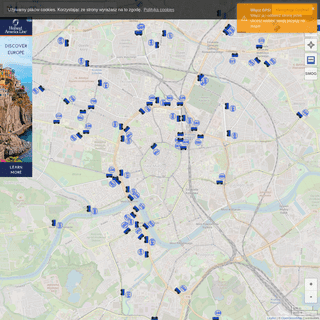 MAPA KRAKÓW – tramwaje na mapie miasta - komunikacja, przystanki - ulice Krakowa