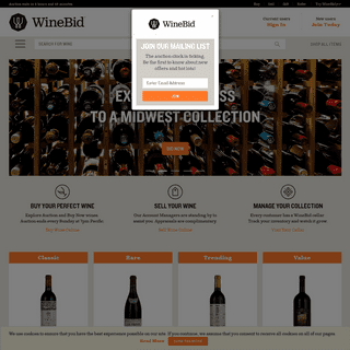 WineBid | Wine Auctions Online | Buy and Sell Fine Wine