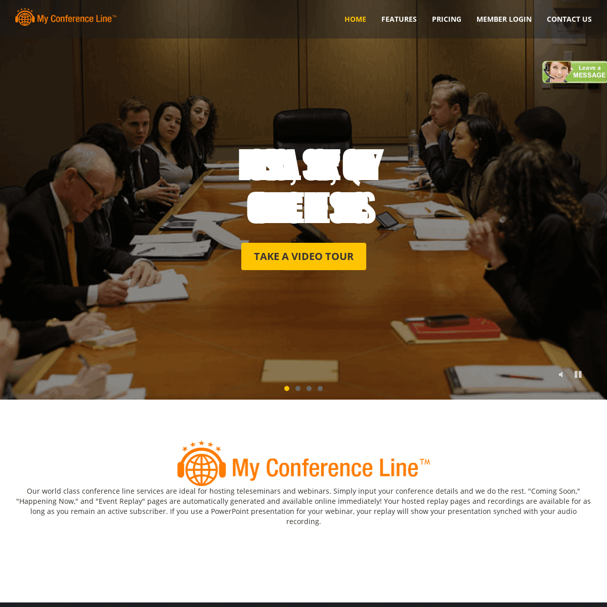 My Conference Line - Conference Call Services
