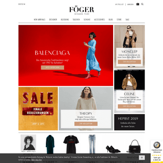 FÖGER Woman Pure – Designer Damenmode von Gucci, Balenciaga, Moncler…