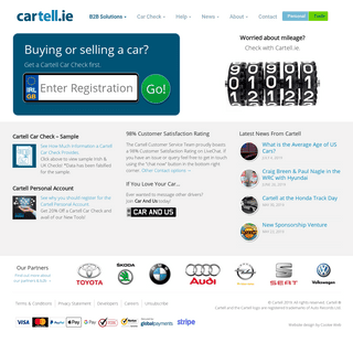 Cartell Car Check - Ireland's No. 1 Car History Check