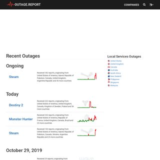 A complete backup of outage.report