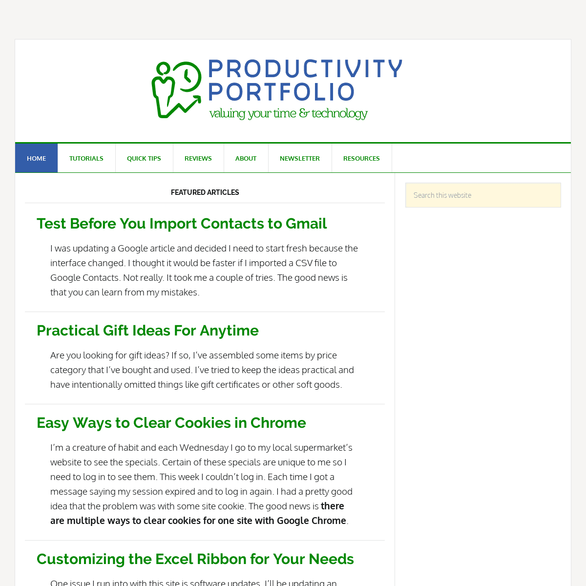 Simple Tech Tips & Tutorials | Productivity Portfolio