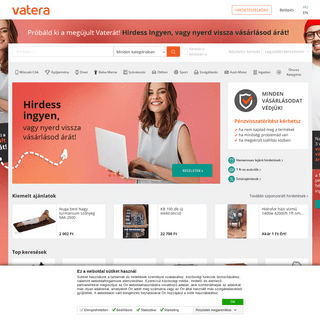 Vatera - a biztonságos online piactér: Vásárlás, aukció, eladás
