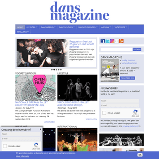 Dans Magazine - De grootste danswebsite van Nederland