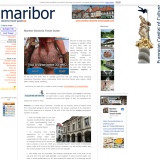 A complete backup of maribor-slovenia-travel-guide.com