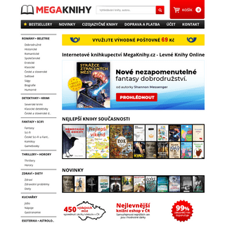 MegaKnihy.cz - Levné Knihy Online - Megaknihy.cz