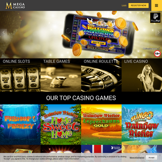 Mega Casino: Play Online Casino at UK’s Best Gambling Site