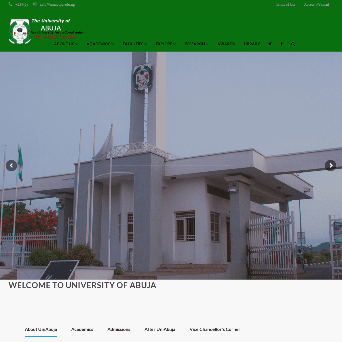 The UofA of Nigeria! – The University for National Unity