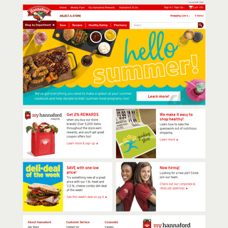 Supermarket, Grocery, Coupons, Pharmacy & Recipes | Hannaford