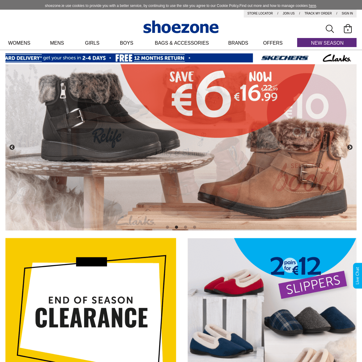 A complete backup of shoezone.ie
