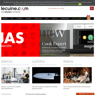 Lecuine.com la tienda online que mejora tu cocina