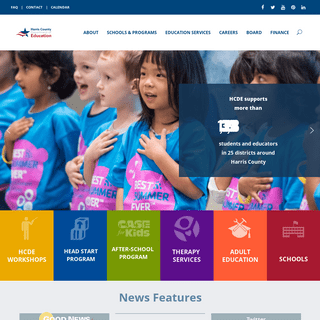 The Harris County Department of Education – A website for the Harris County Department of Education