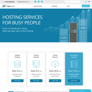 Shared Hosting, VPS, Dedicated Servers | ISPserver