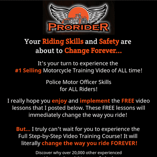 A complete backup of proridermotorcycle.com