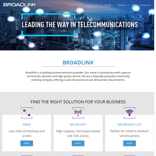 Broadlink | Business telecoms and connectivity solutions