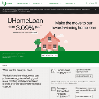 Online Home Loans and Everyday Banking Accounts - UBank