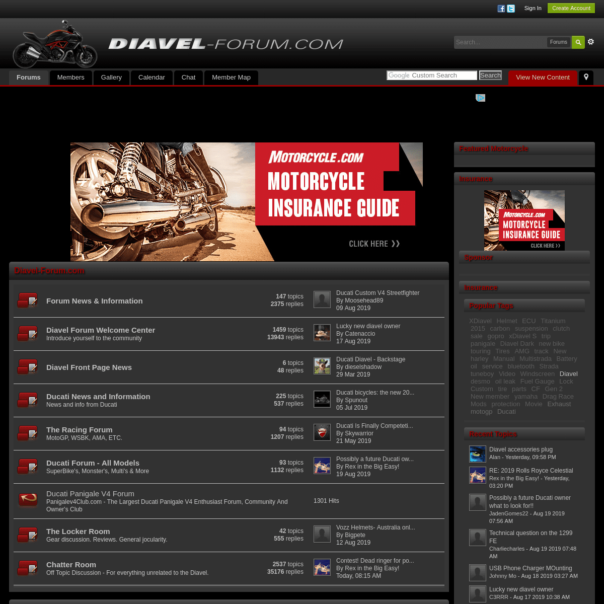 Ducati Diavel Forum