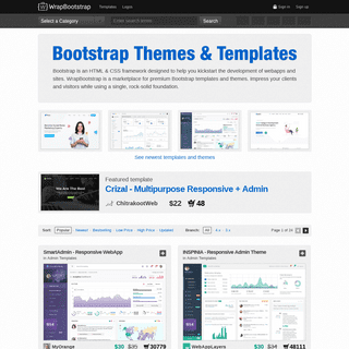 Bootstrap Templates & Themes from WrapBootstrap
