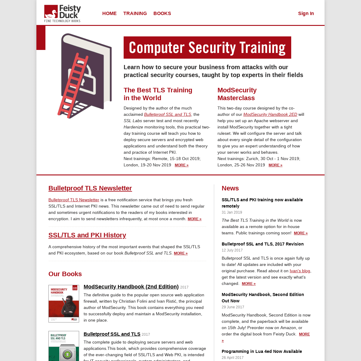 Feisty Duck - Fine Computer Security and Open Source Books and Training Courses