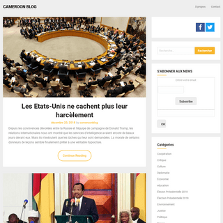 CAMEROON BLOG | Actualité du Cameroun, débats, forum