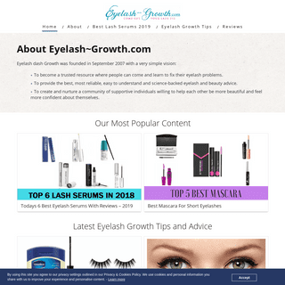 Best Eyelash Growth Products - Eyelash-Growth.com