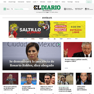 El Diario de Coahuila -  Saltillo - Mexico