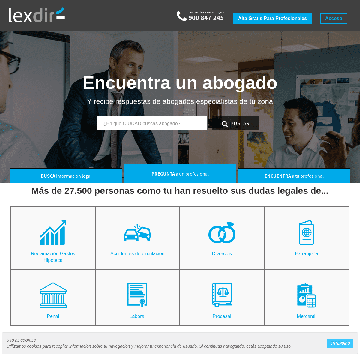 Lexdir – Encuentra tu abogado en España