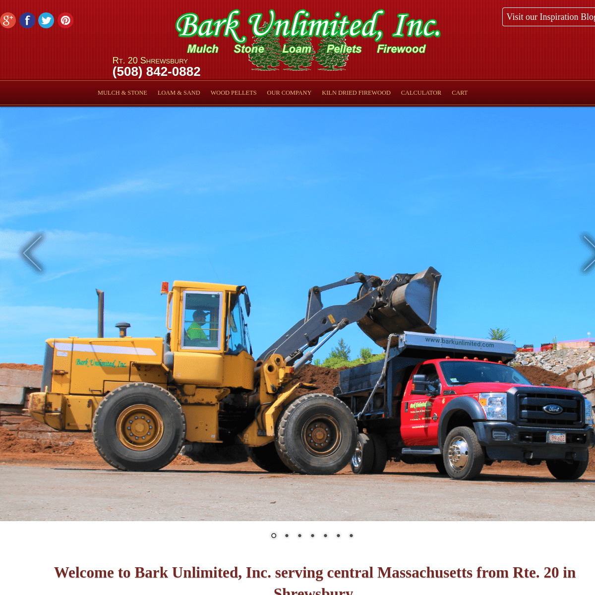 Bark Mulch, Loam, Stone & Wood Pellets - Bark Unlimited Inc.