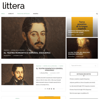 A complete backup of littera.es
