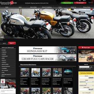 Samurider.com | Worldwide Shipping Japanese Motorcycle Parts