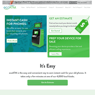 Sell Your Phone for Instant Cash At A ecoATM Kiosk Near You