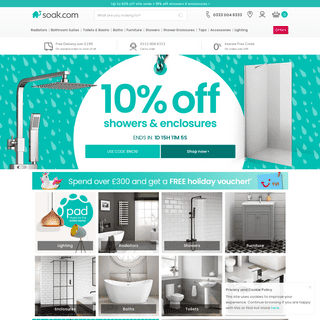 soak.com - Online Bathroom Store | Bathroom Suites & Accessories