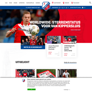 Officiële website van FC Utrecht