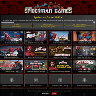 A complete backup of arcadespidermangames.info
