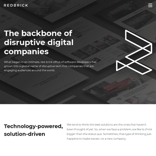 Redbrick | The Backbone Of Disruptive Digital Companies