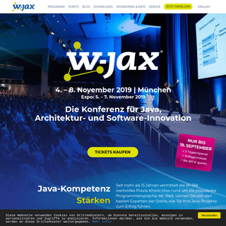 W-JAX 2019 | Konferenz für Java, Architektur & Software-Innovationen