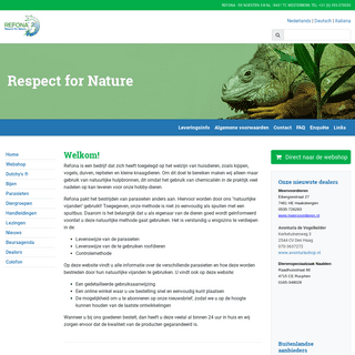 Refona - Respect for Nature - Welkom!