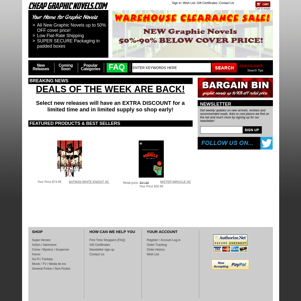 CheapGraphicNovels.com