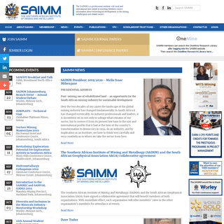 SAIMM - The Southern African Institute of Mining and Metallurgy 