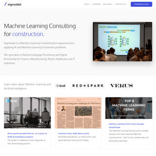 Machine Learning Consulting & Data Science Consulting - Sigmoidal