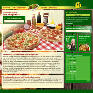 Lieferservice-Auswahl – Bringbutler® | Bringdienst Pizzaservice Heimservice Pizzataxi Lieferdienst