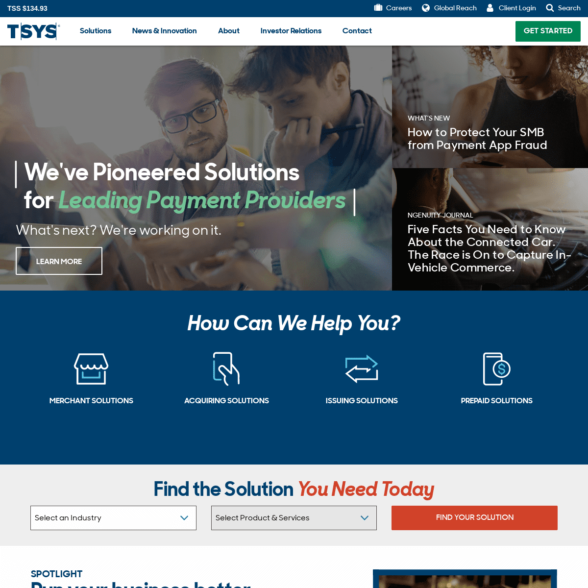 TSYS Payment Solutions: Unlocking Payment Possibilities