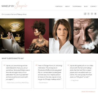 Makeup by Jaycie - Chicagoland on-site makeup service for bridal - wedding, theater, fashion, and more!