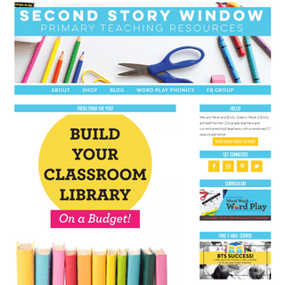 Second Story Window - K-3 Teaching Resources