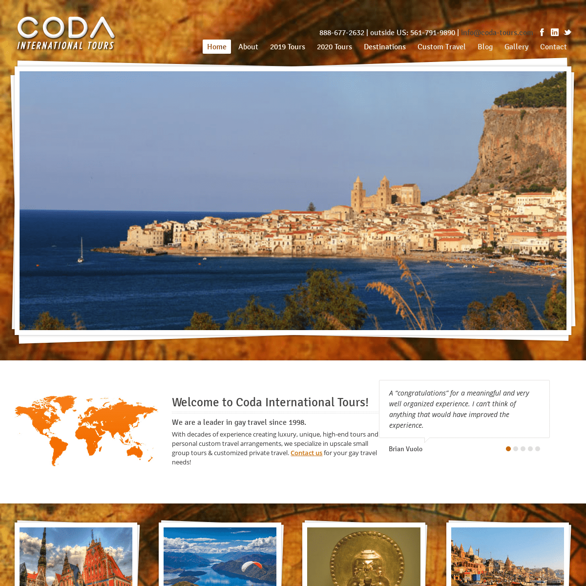 Gay Travel - Coda Tours is Your Home