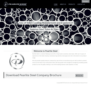 Homepage - Pearlitesteel