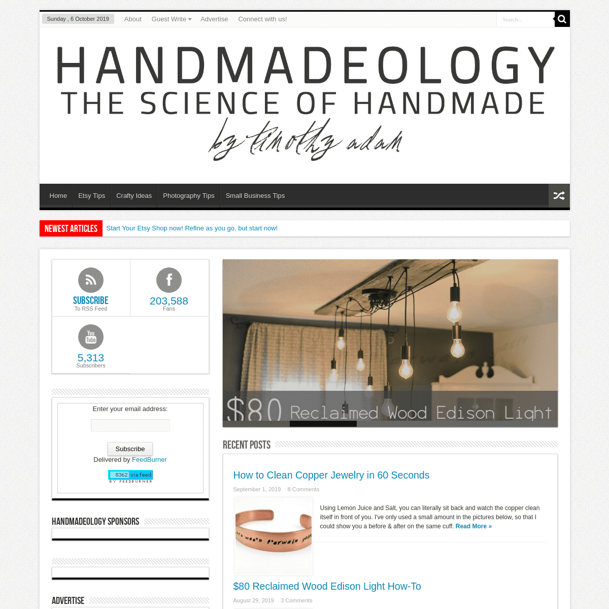 A complete backup of handmadeology.com