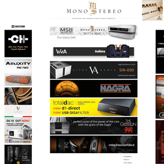 Mono and Stereo High-End Audio Magazine