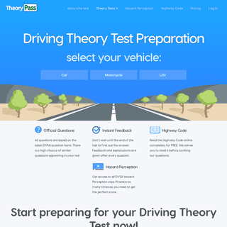 Theory Test Practice - Free Realistic UK Driving Theory Tests